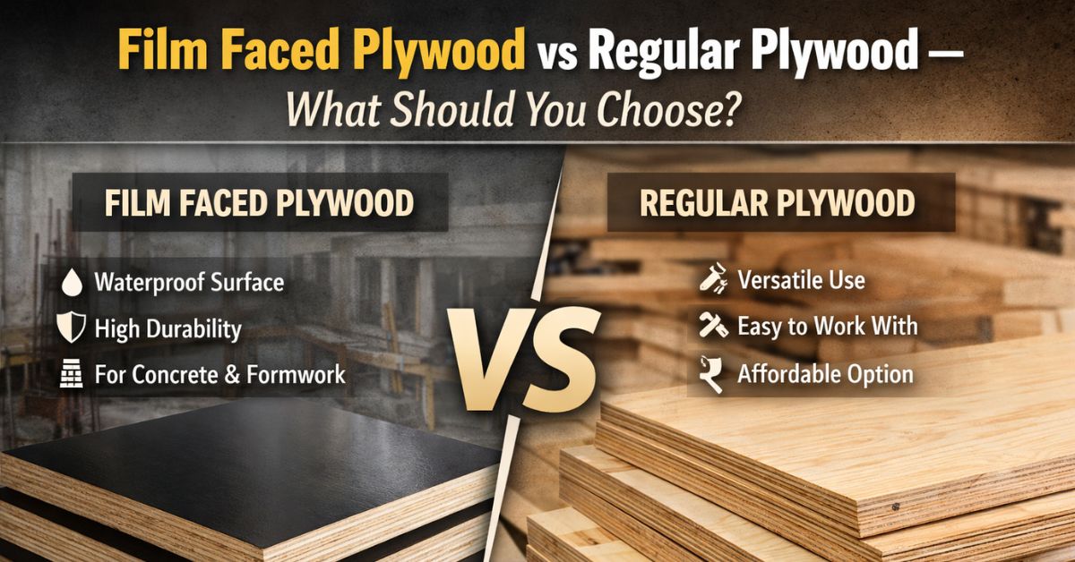 Film Faced Plywood vs Regular Plywood — What Should You Choose?