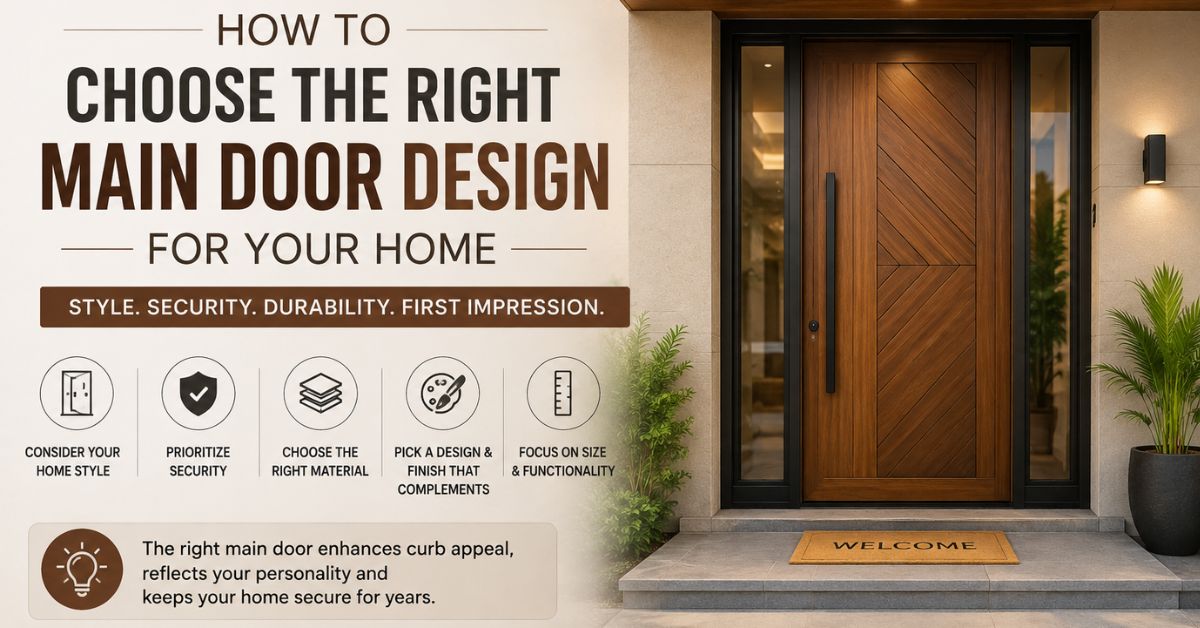 How to Choose the Right Main Door Design for Your Home