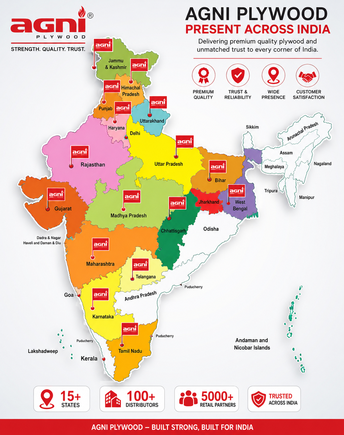 India Map with States